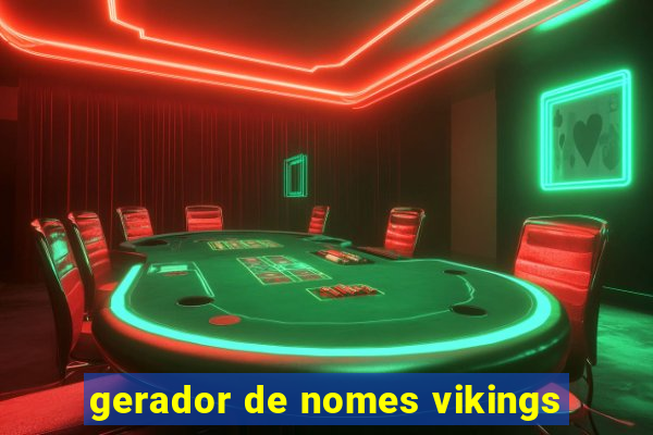 gerador de nomes vikings